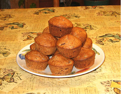 A Delicious Stack Of Fresh Baked Muffins